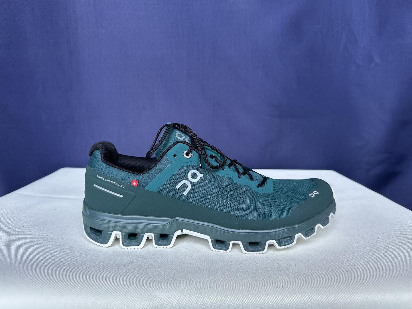 Size 10- On Running Men Green Trainer Running Shoes Sneakers