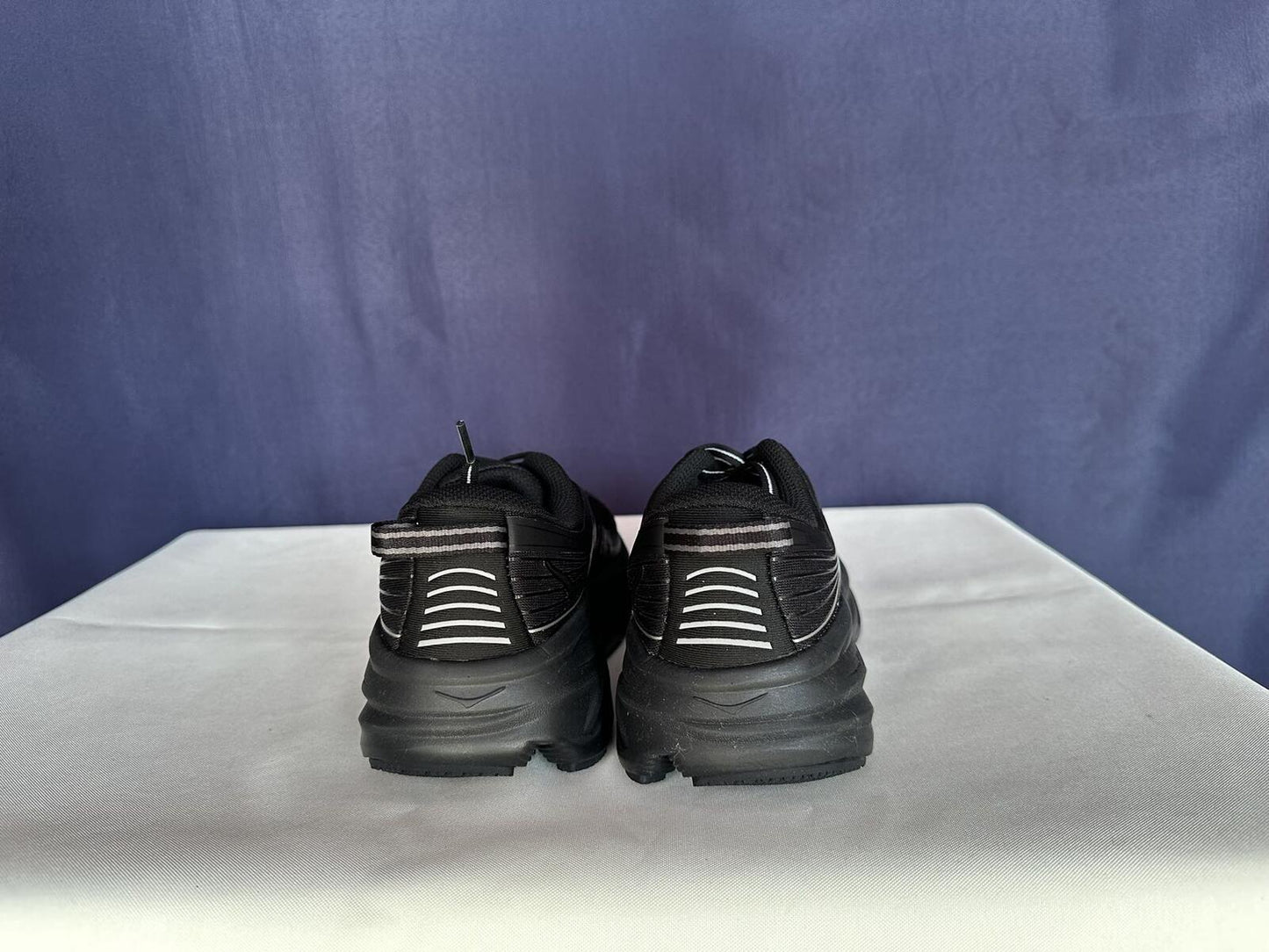 Size 8 - Hoka Women Bondi 7 Black Black Running Shoes Sneakers