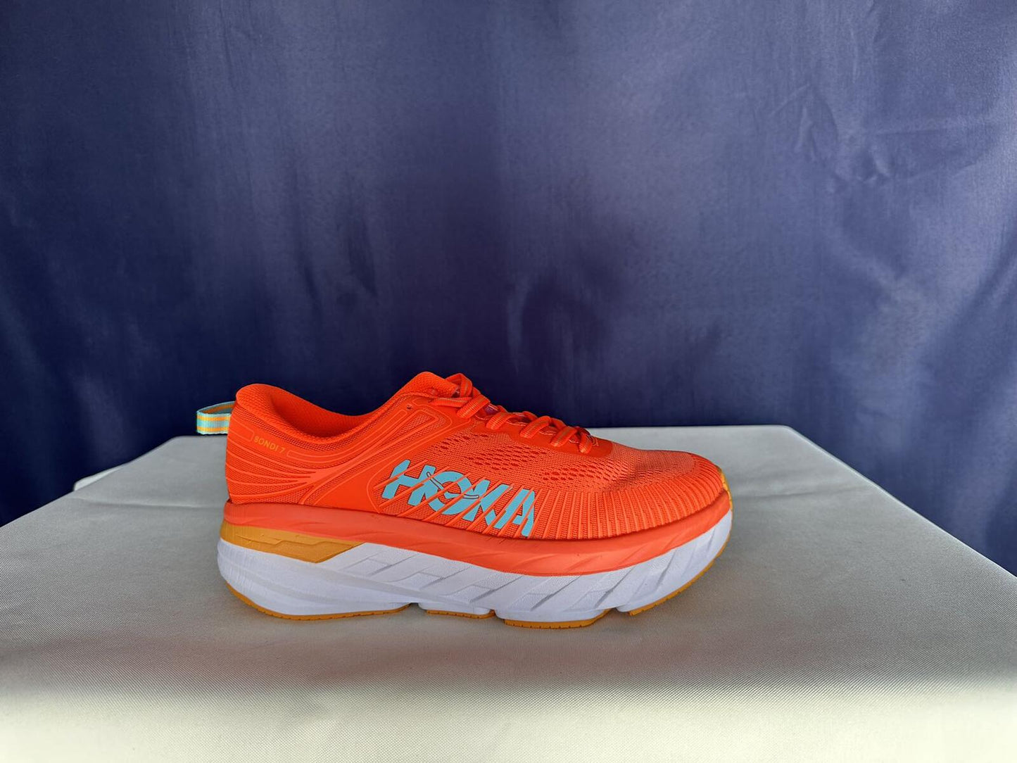 Size 8 - Hoka Women Bondi 7 Camellia/Coastal Shade Sneakers
