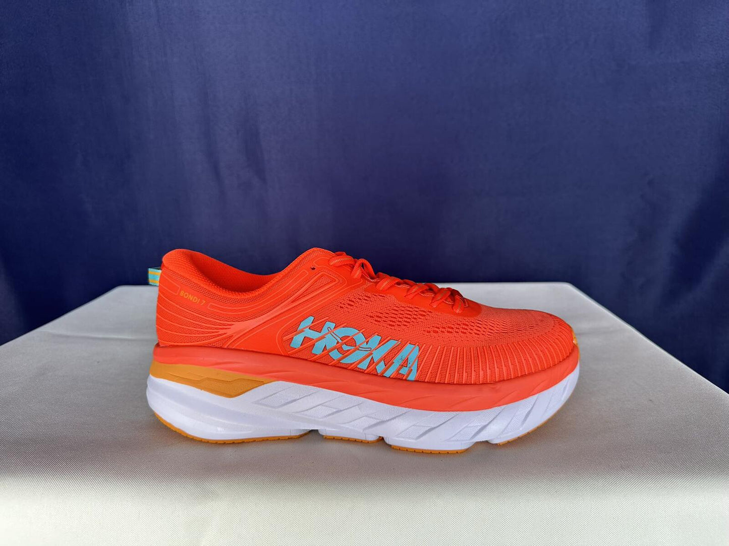 Size 9.5 - Hoka Women Bondi 7 Camellia/Coastal Shade Sneakers