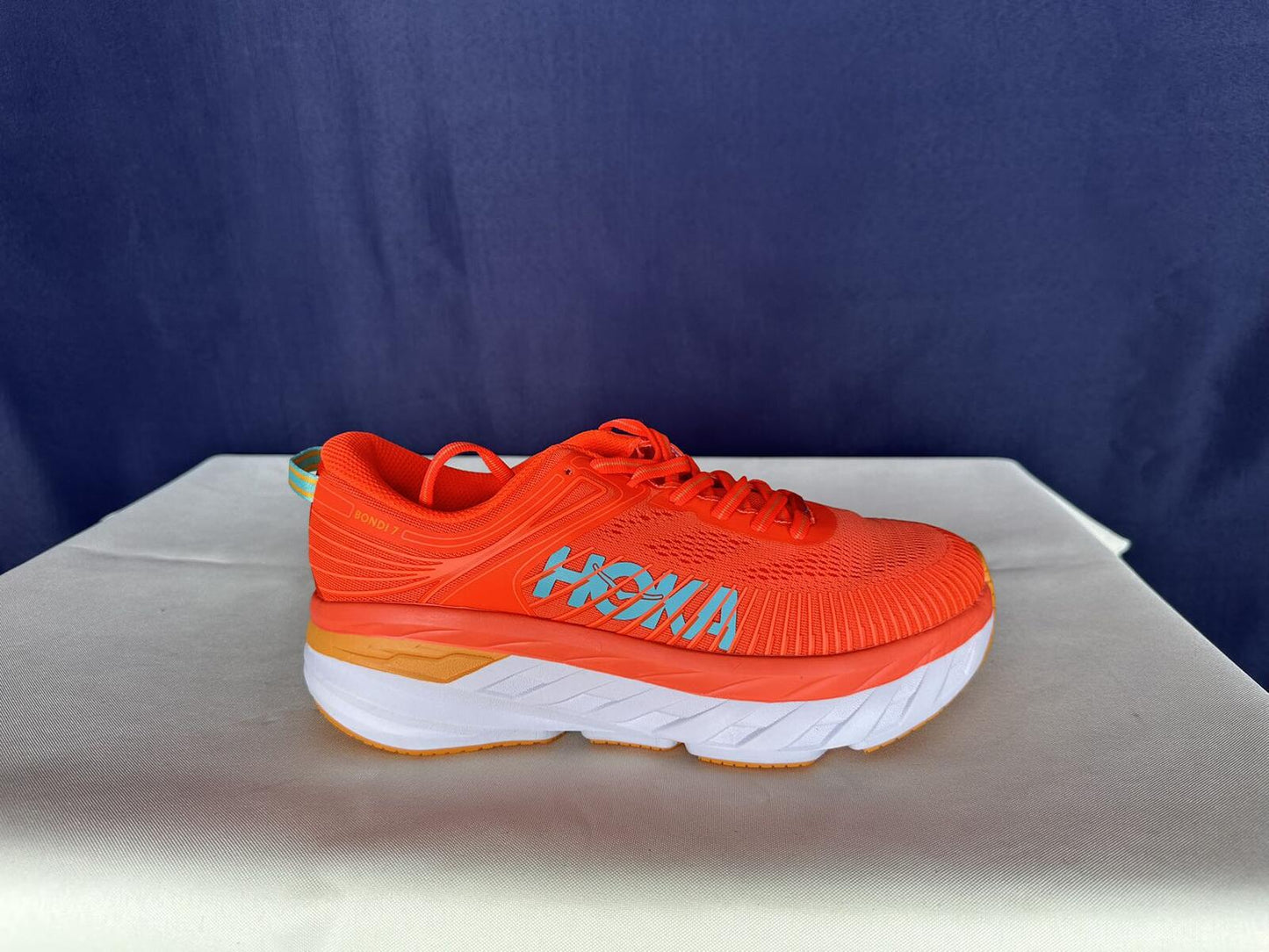 Size 8 - Hoka Women Bondi 7 Camellia/Coastal Shade Sneakers