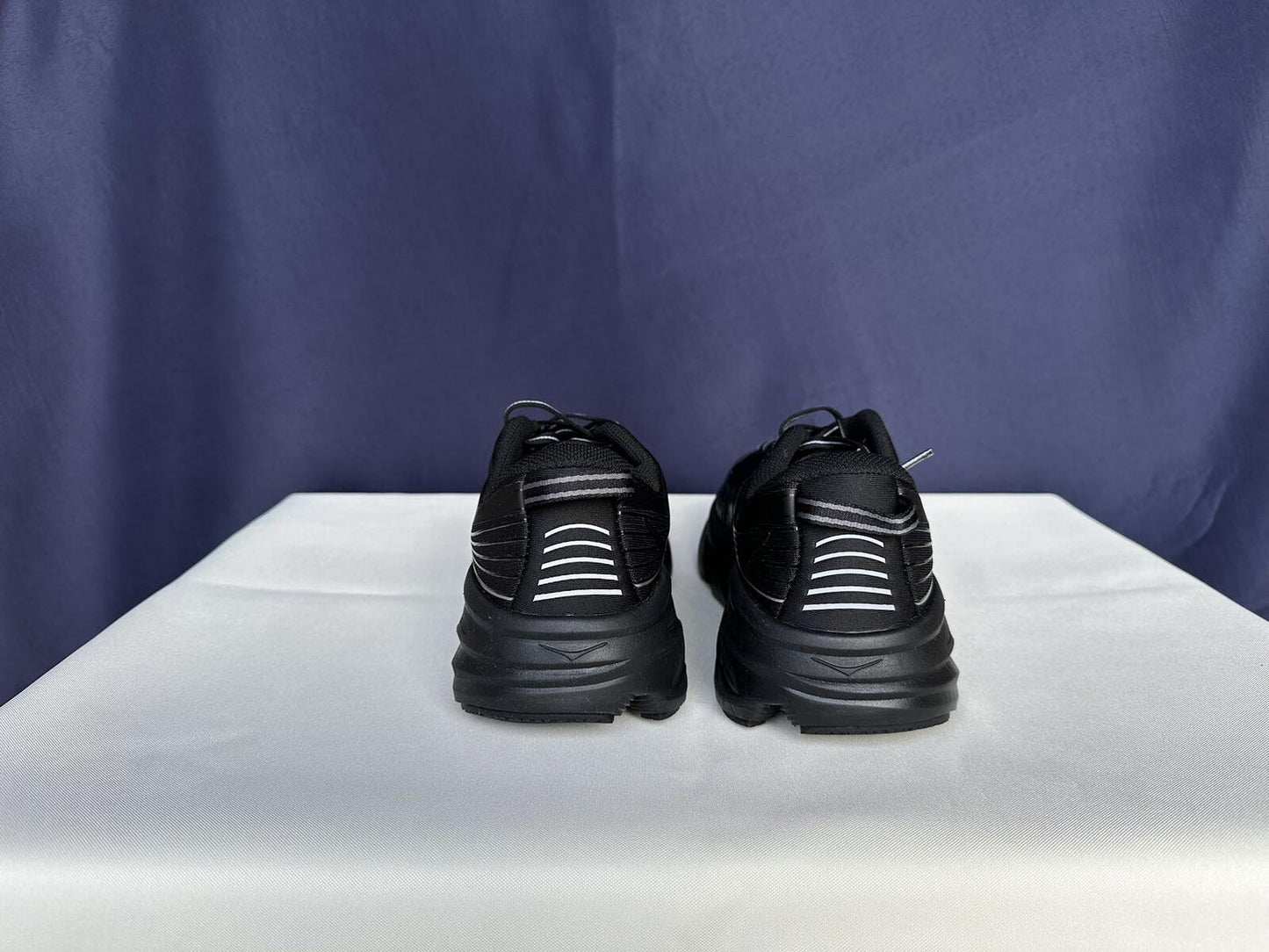 Size 11- Hoka Women Bondi 7 Black Black Running Shoes Sneakers