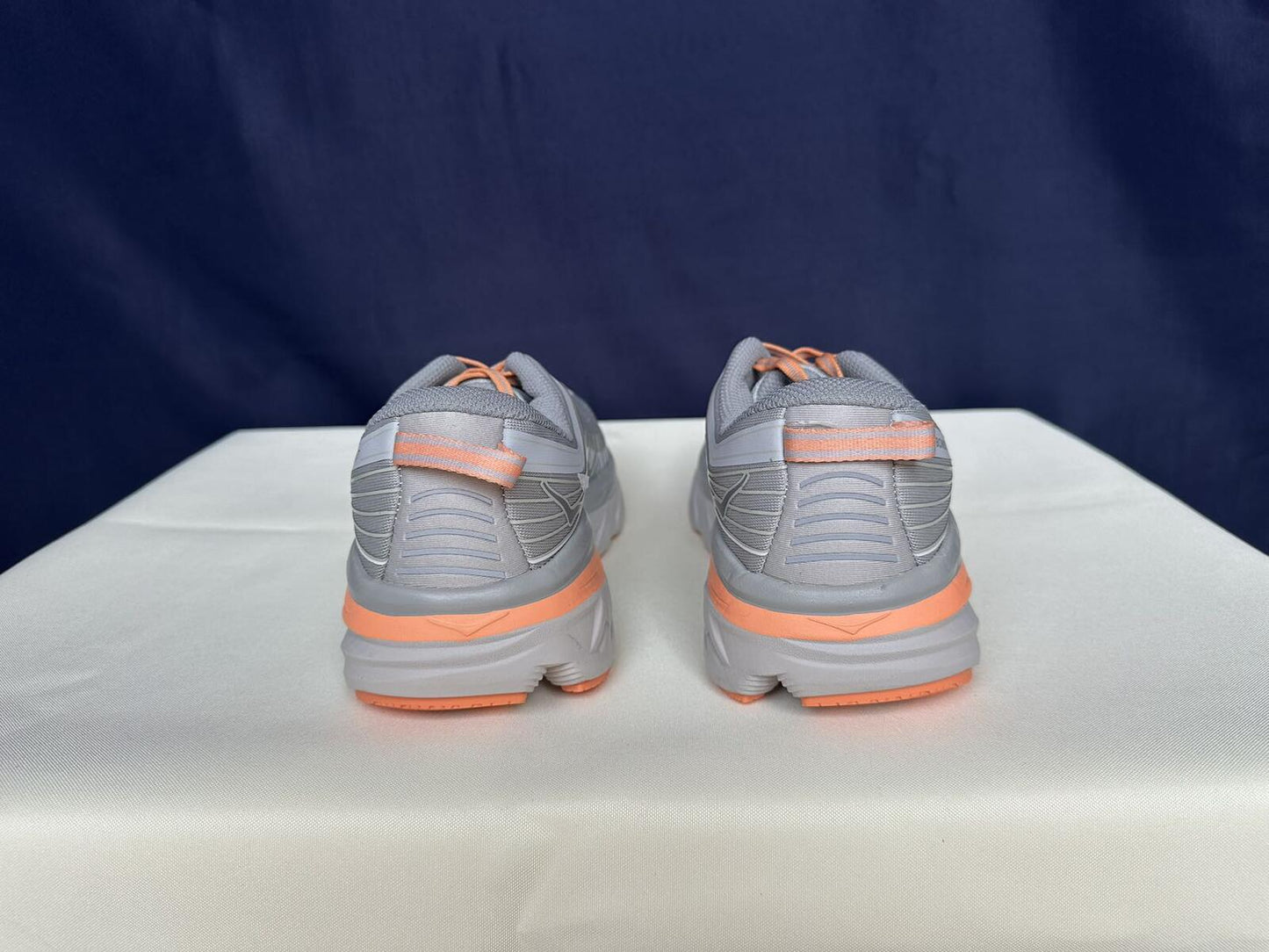 Size 10.5- Hoka Women Bondi 7 Harbor Mist Sharkskin Sneakers