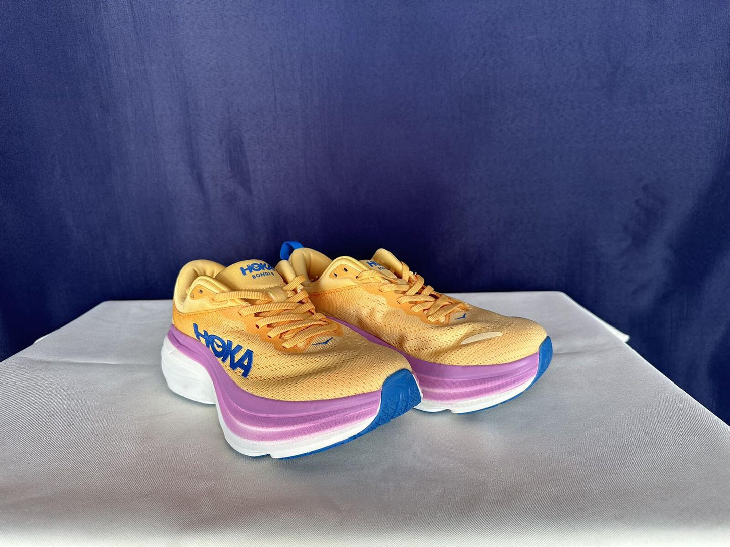 Size 6.5B - Hoka Women Bondi 8 Impala/Cyclamen Sneakers