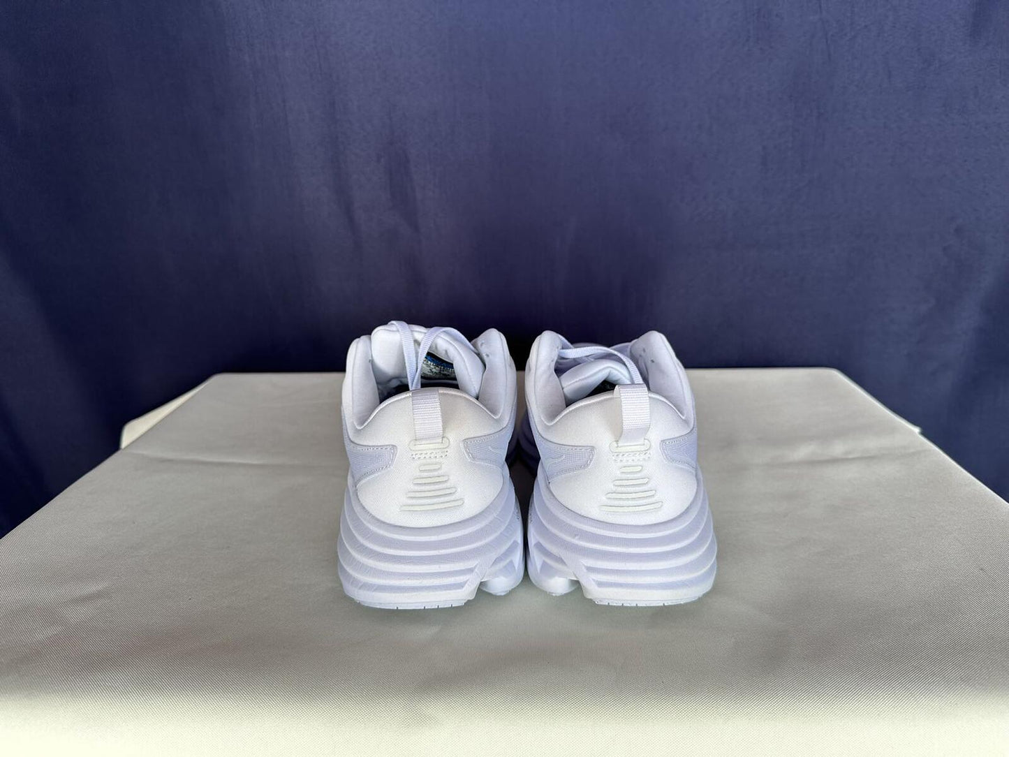 Size 10.5B - Hoka Women Bondi 8 White/White Womens Sneakers Shoes