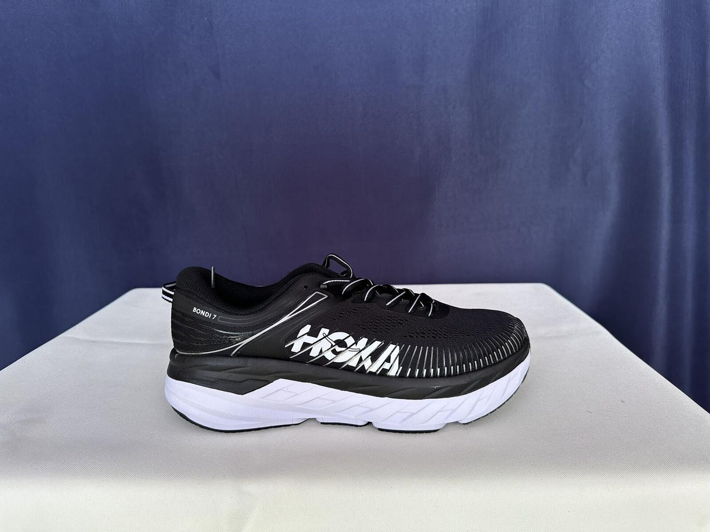 Size 11D - Hoka Men Bondi 8 Sharkskin Harbor Mist Sneakers