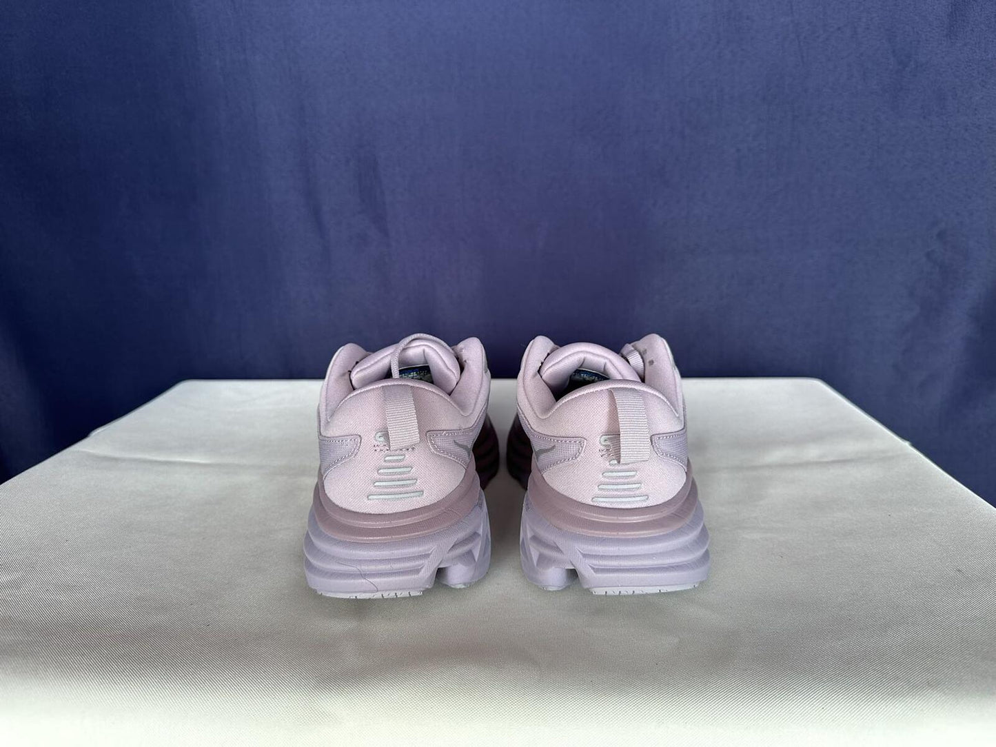 Size 6.5B - Hoka Women Bondi 8 Lilac Marble/Elderberry Sneakers