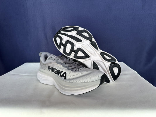 Size 8.5D - Hoka Men Bondi 8 Sharkskin Harbor Mist Sneakers