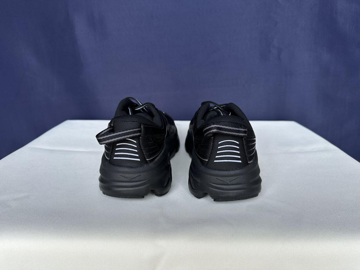 Size 9- Hoka Women Bondi 7 Black Black Running Shoes Sneakers