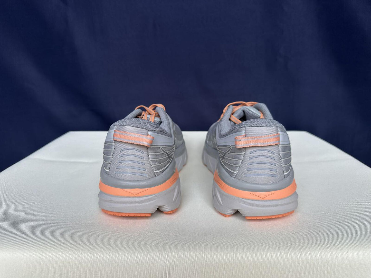 Size 10.5- Hoka Women Bondi 7 Harbor Mist Sharkskin Sneakers