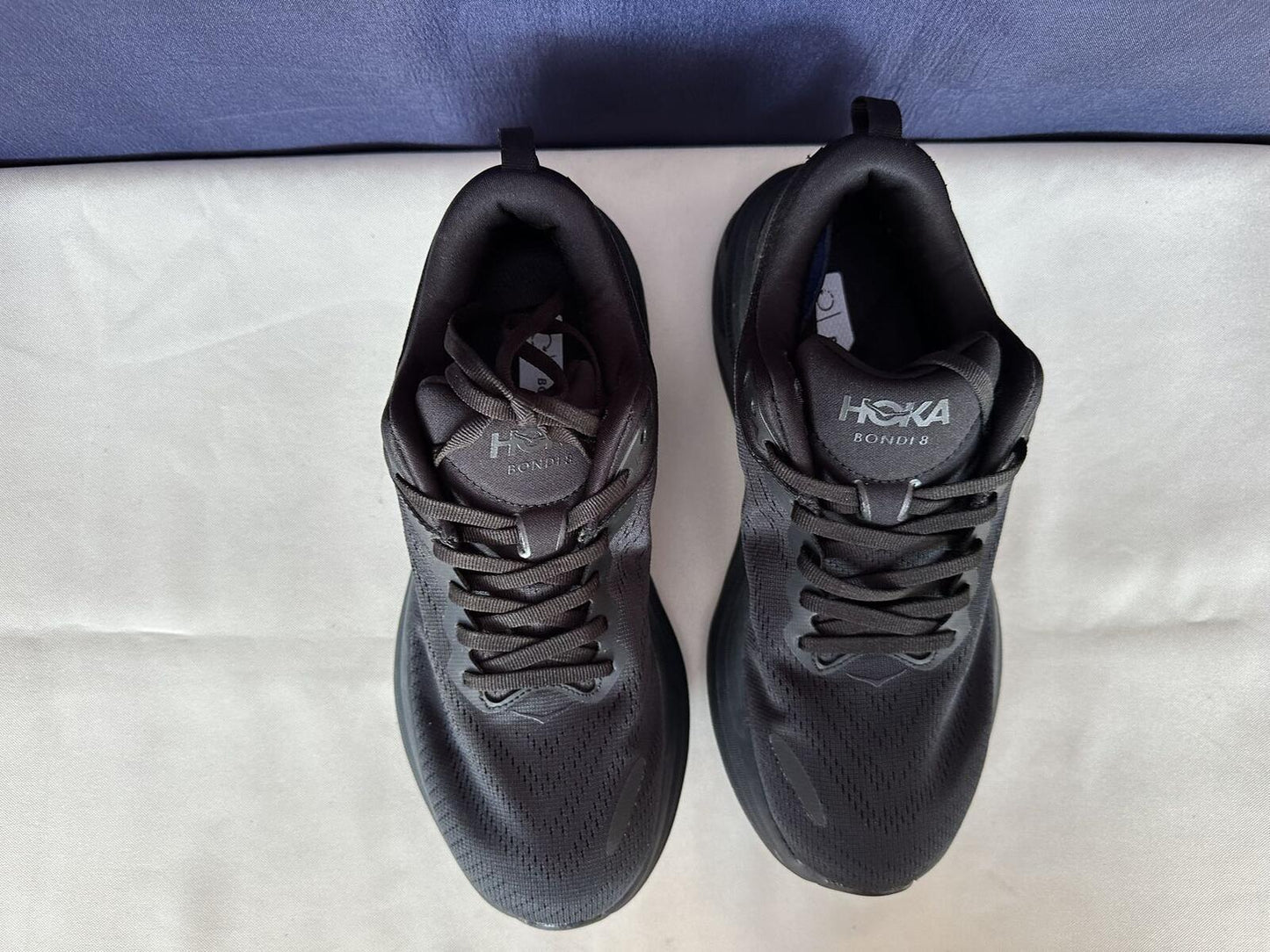 Size 8.5B - Hoka Women Bondi 8 Black Running Shoes Sneakers