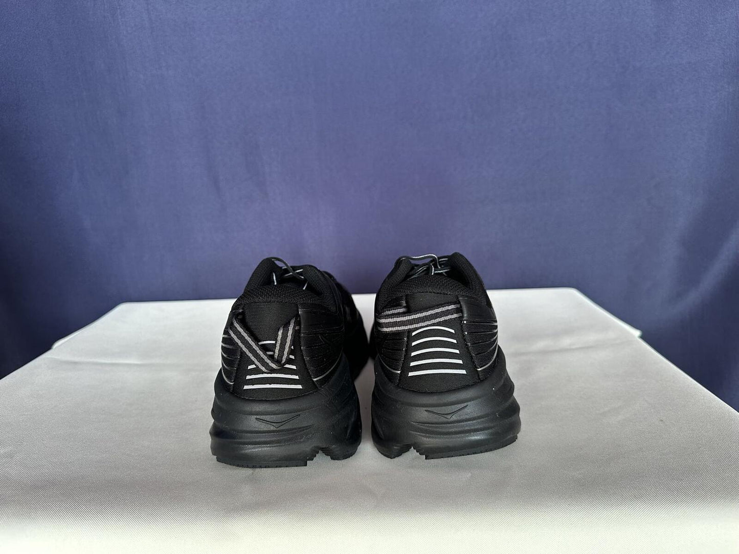 Size 10 - Hoka Women Bondi 7 Black Black Running Shoes Sneakers