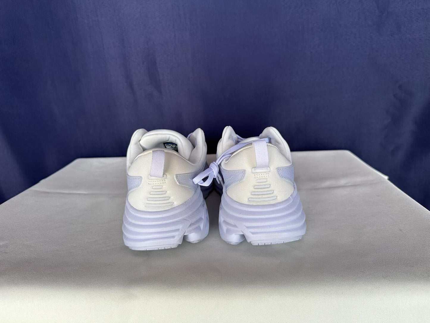 Size 10.5B - Hoka Women Bondi 8 White/White Womens Sneakers Shoes