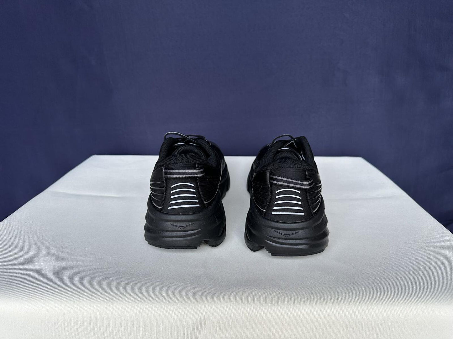 Size 11- Hoka Women Bondi 7 Black Black Running Shoes Sneakers