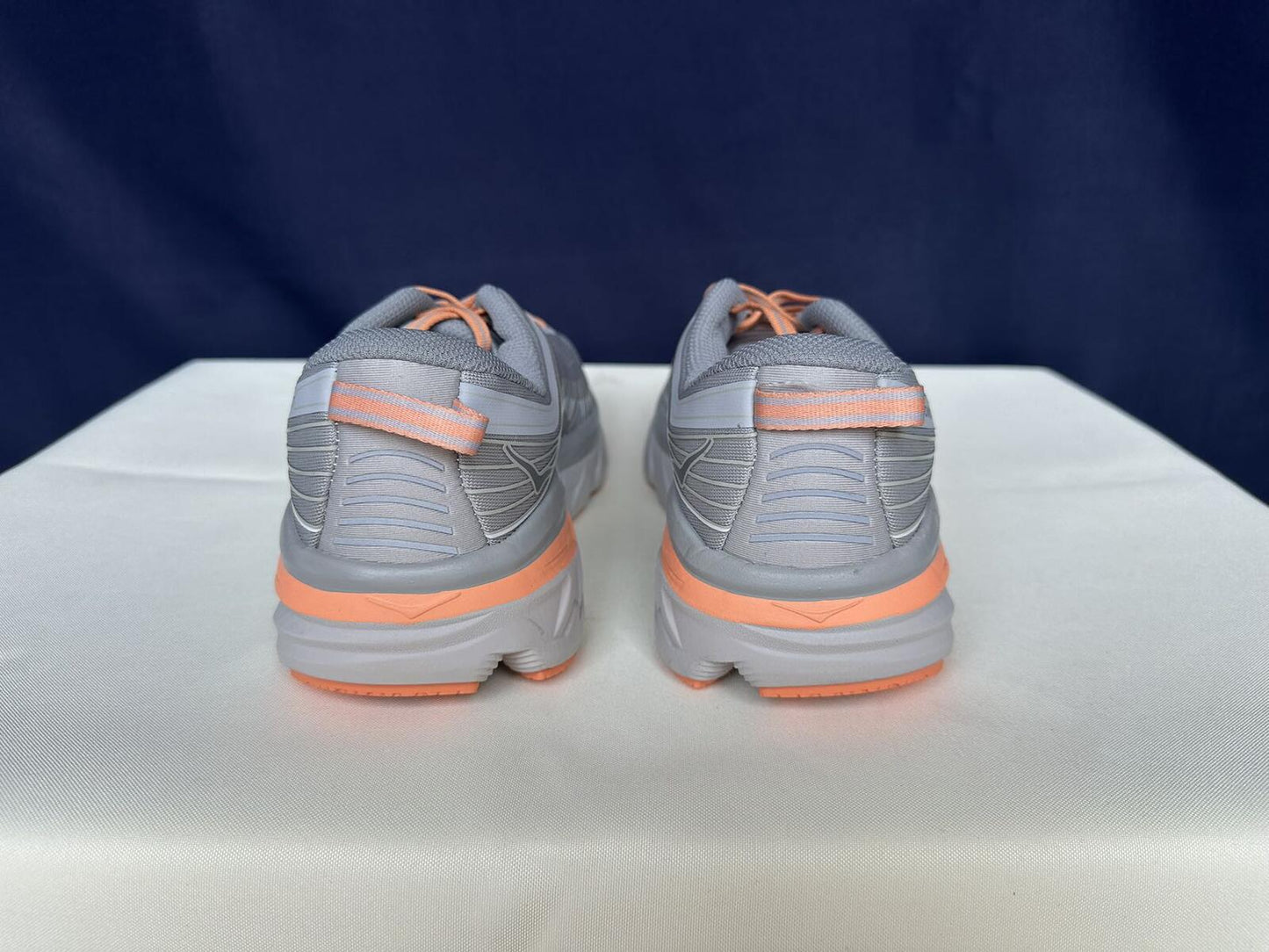 Size 10.5- Hoka Women Bondi 7 Harbor Mist Sharkskin Sneakers