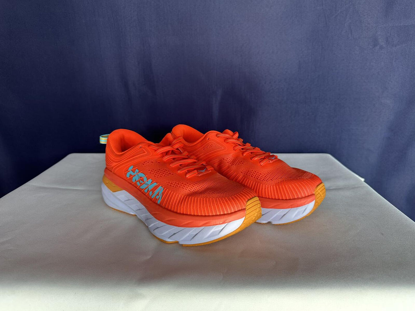 Size 8 - Hoka Women Bondi 7 Camellia/Coastal Shade Sneakers
