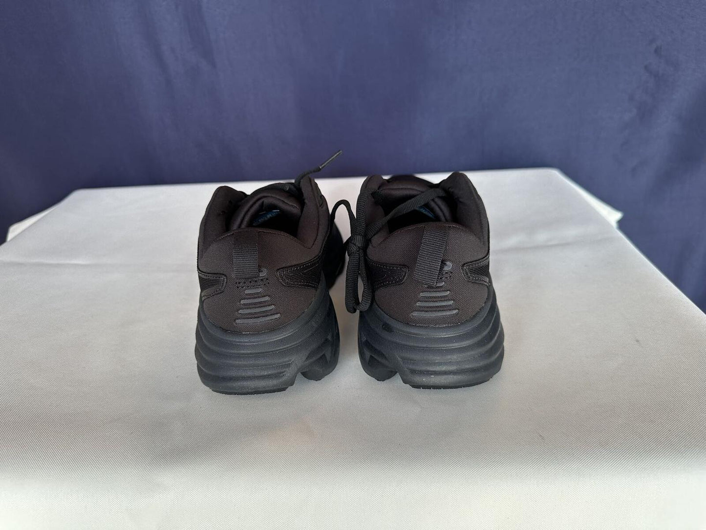 Size 6B - Hoka Women Bondi 8 Black Running Shoes Sneakers