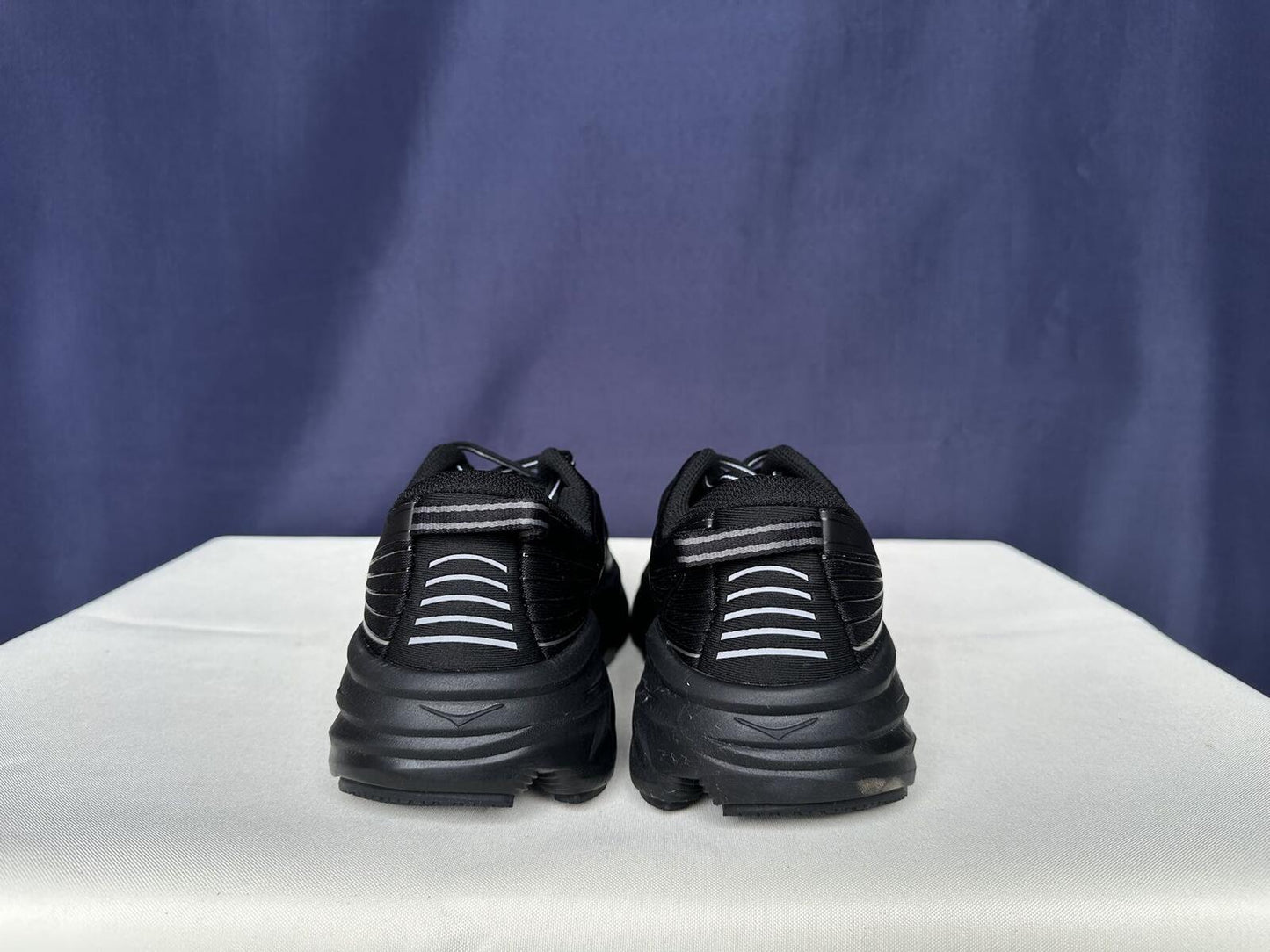 Size 11 - Hoka Women Bondi 7 Black Black Running Shoes Sneakers