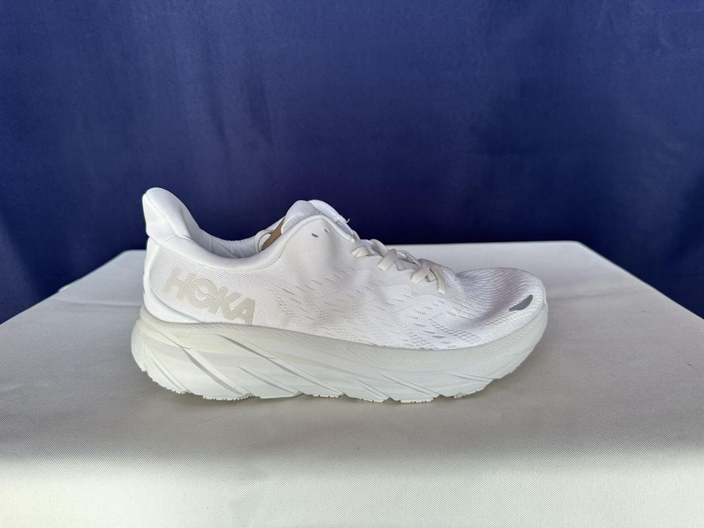 Size 6B - Hoka Women Clifton 8 White/White Run Sneakers Shoes