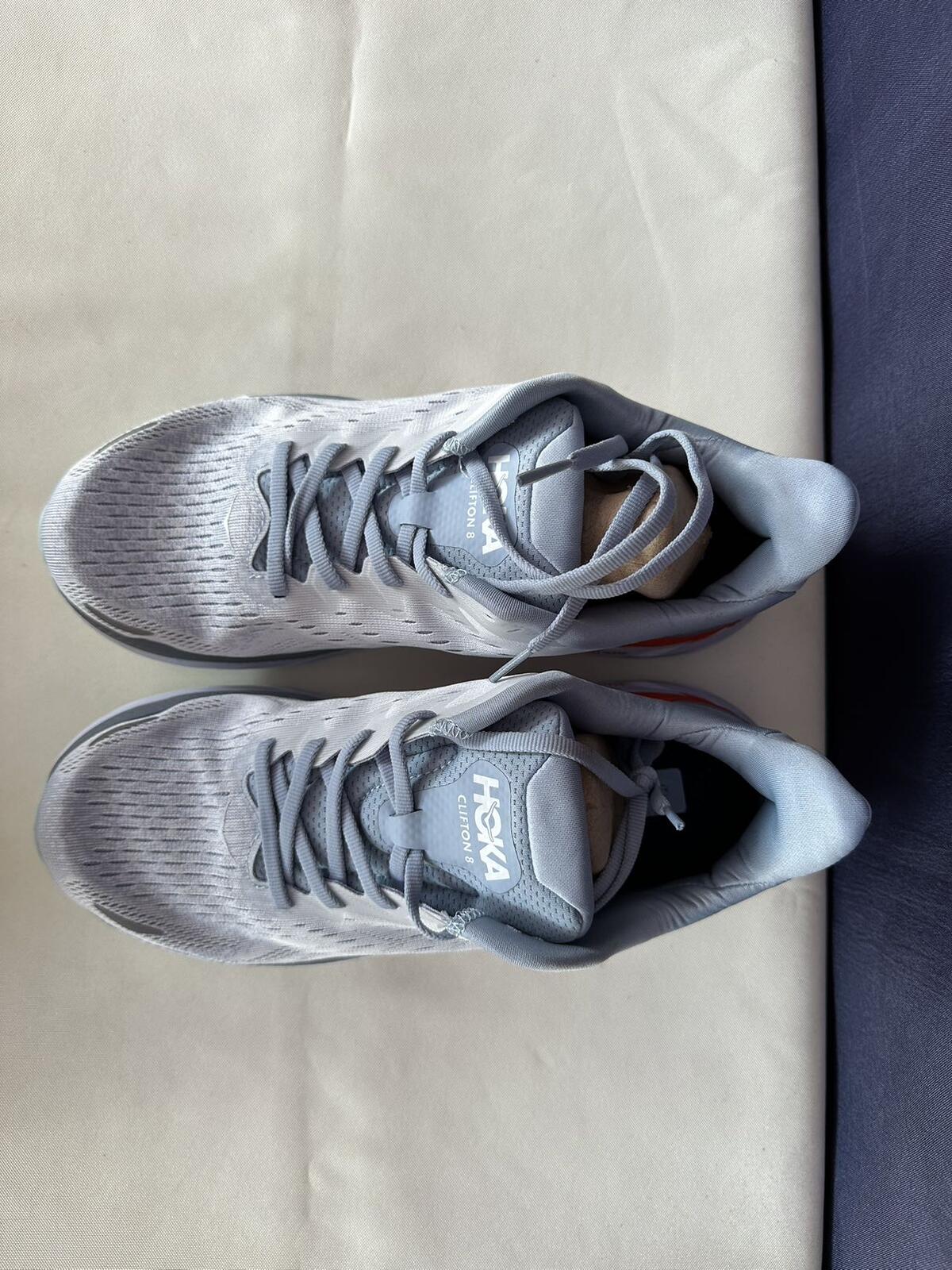 Size 9.5B - Hoka Women Clifton 8 Blue Fog/Plein Air Sneakers