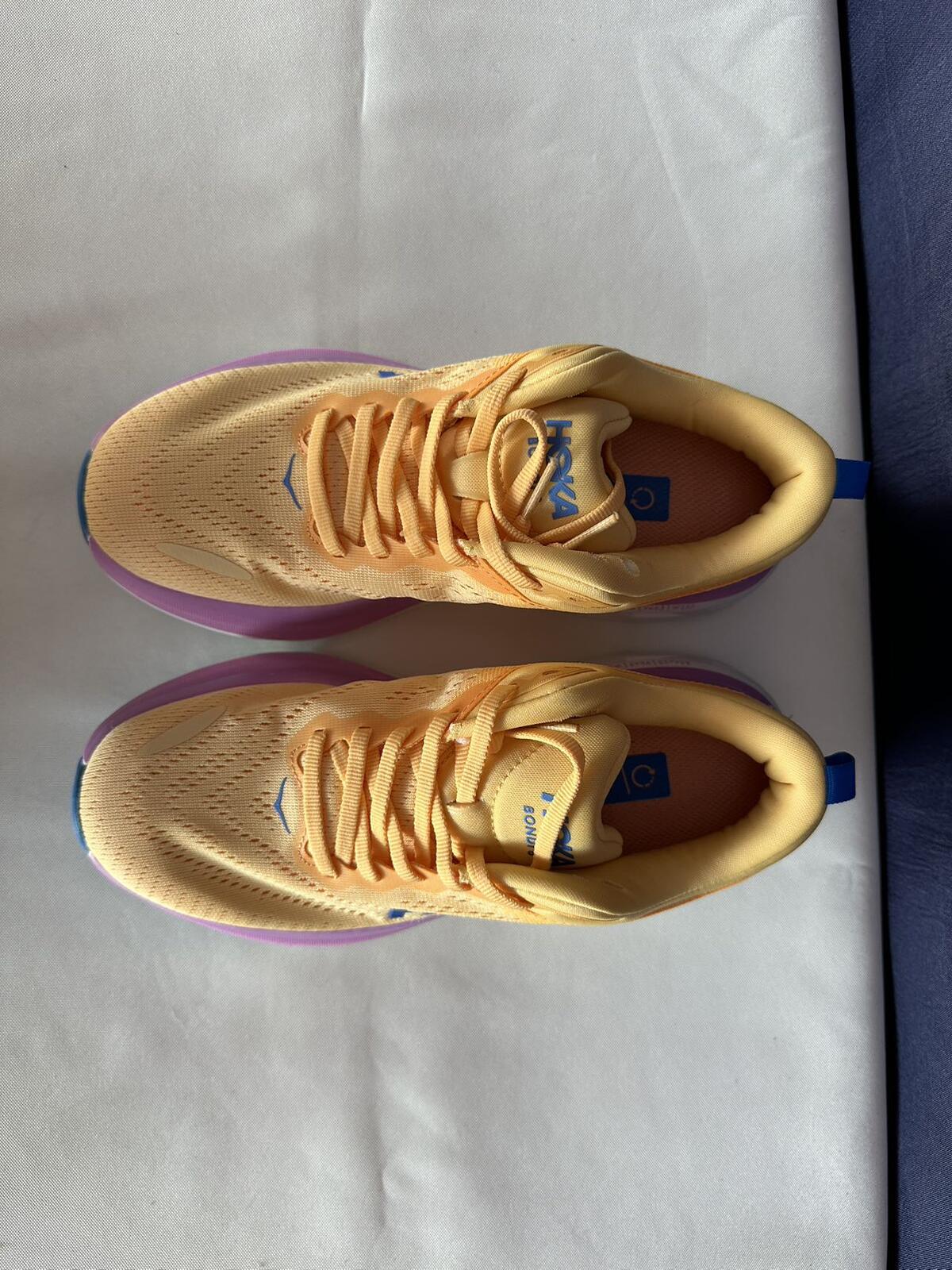 Size 6.5B - Hoka Women Bondi 8 Impala/Cyclamen Sneakers
