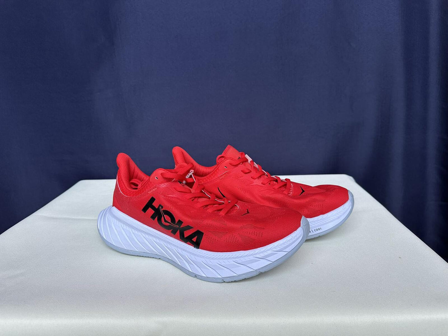 Size 10B - Hoka Women Carbon X 2 Hot Coral/Black Iris Sneakers