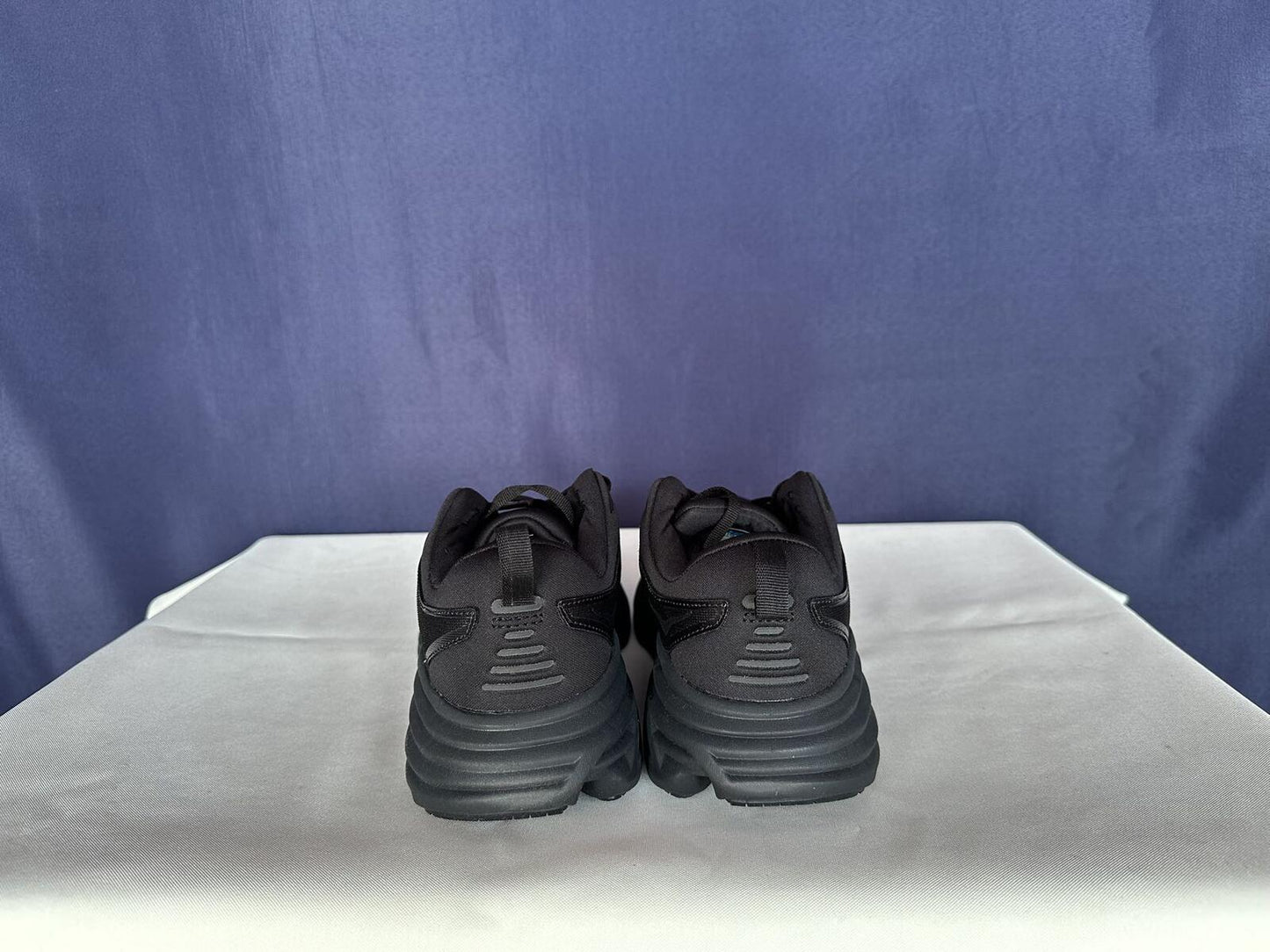 Size 10.5B - Hoka Women Bondi 8 Black Running Shoes Sneakers