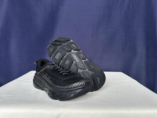 Size 10.5 - Hoka Women Bondi 7 Black Black Running Shoes Sneaker