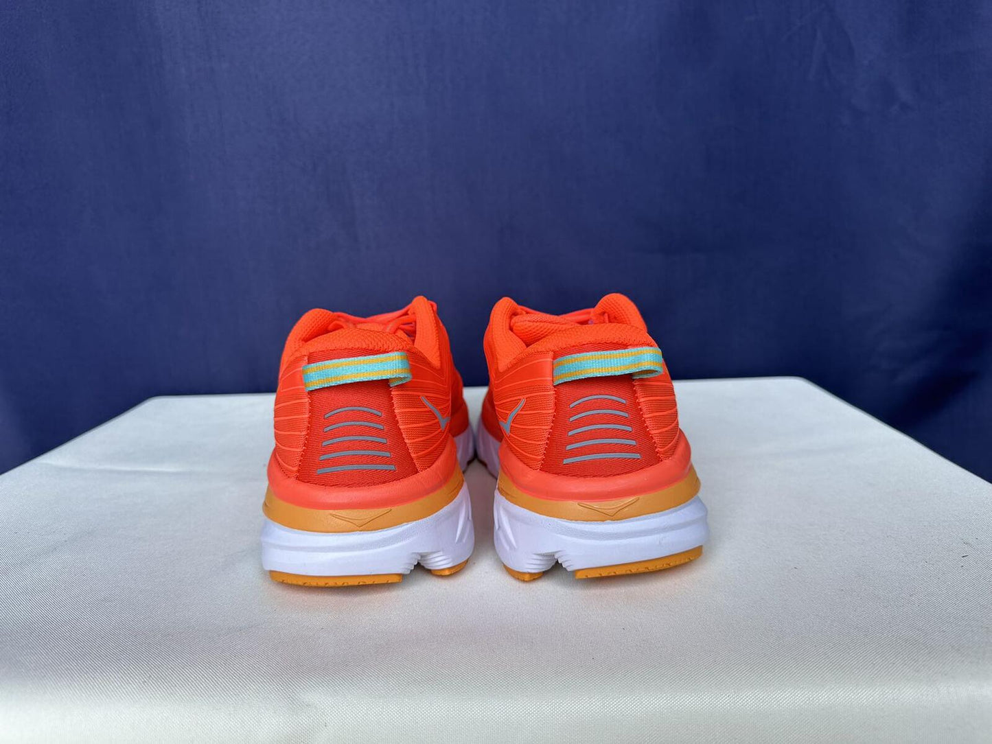 Size 9.5- Hoka Women Bondi 7 Camellia/Coastal Shade Sneakers