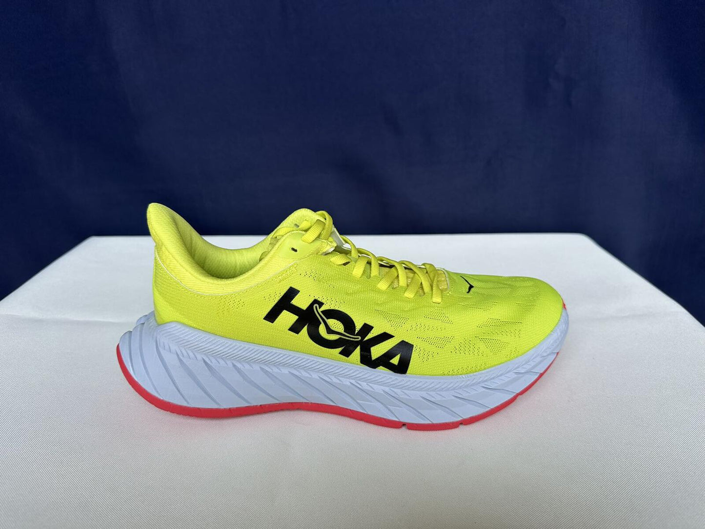 Size 8.5D-Hoka Men Carbon X 2 Evening Primrose Fiesta Sneakers