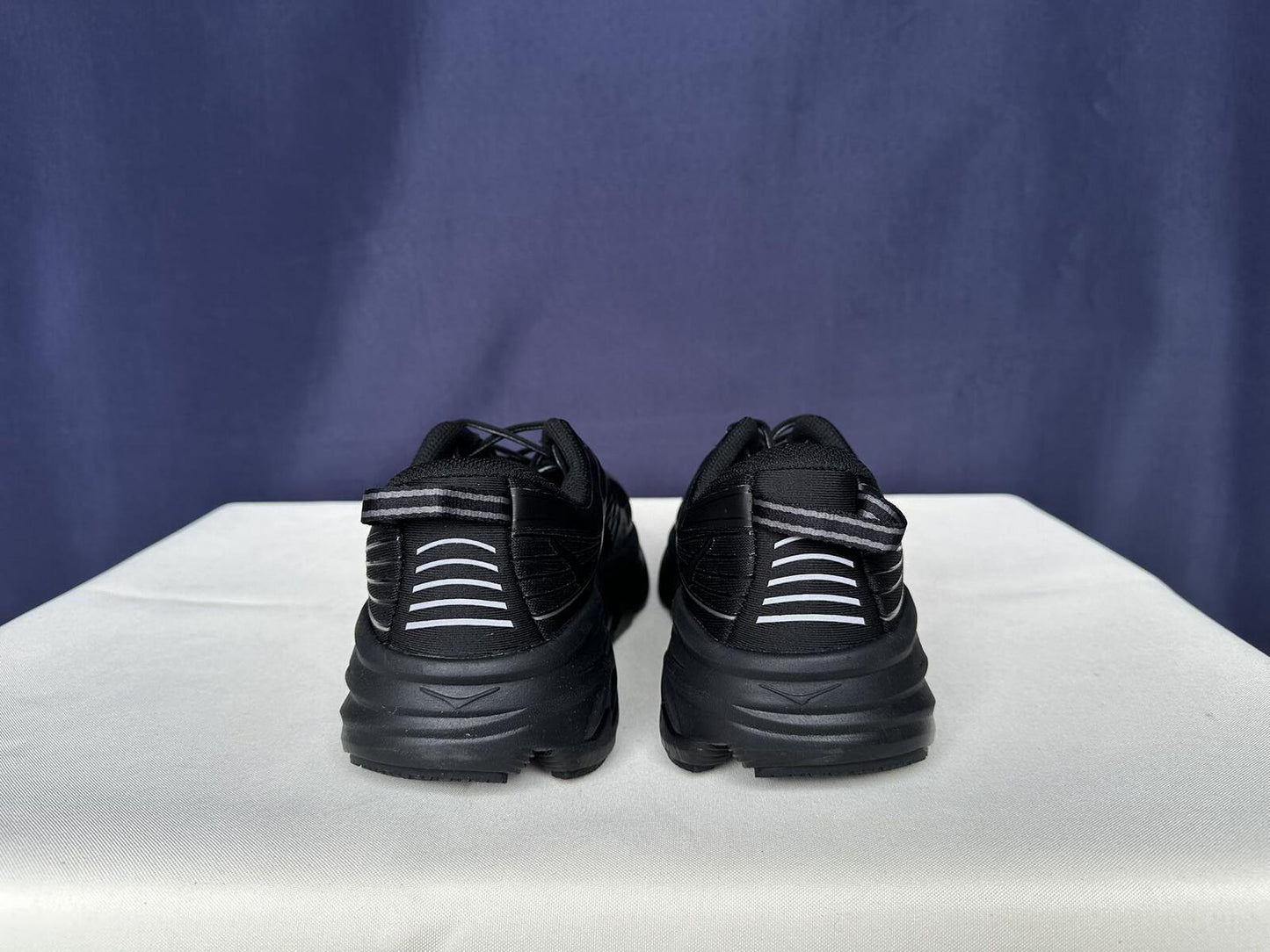 Size 10 - Hoka Women Bondi 7 Black Black Running Shoes Sneakers