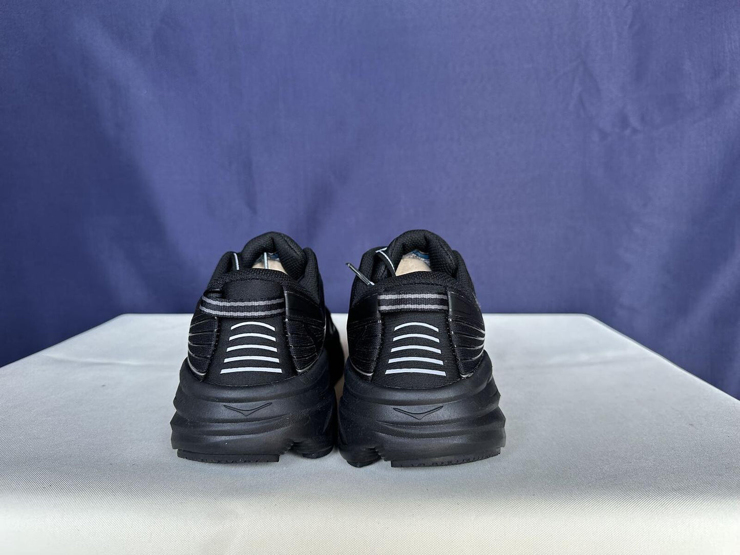 Size 8.5 - Hoka Men Bondi 7 Black Black Running Shoes Sneakers