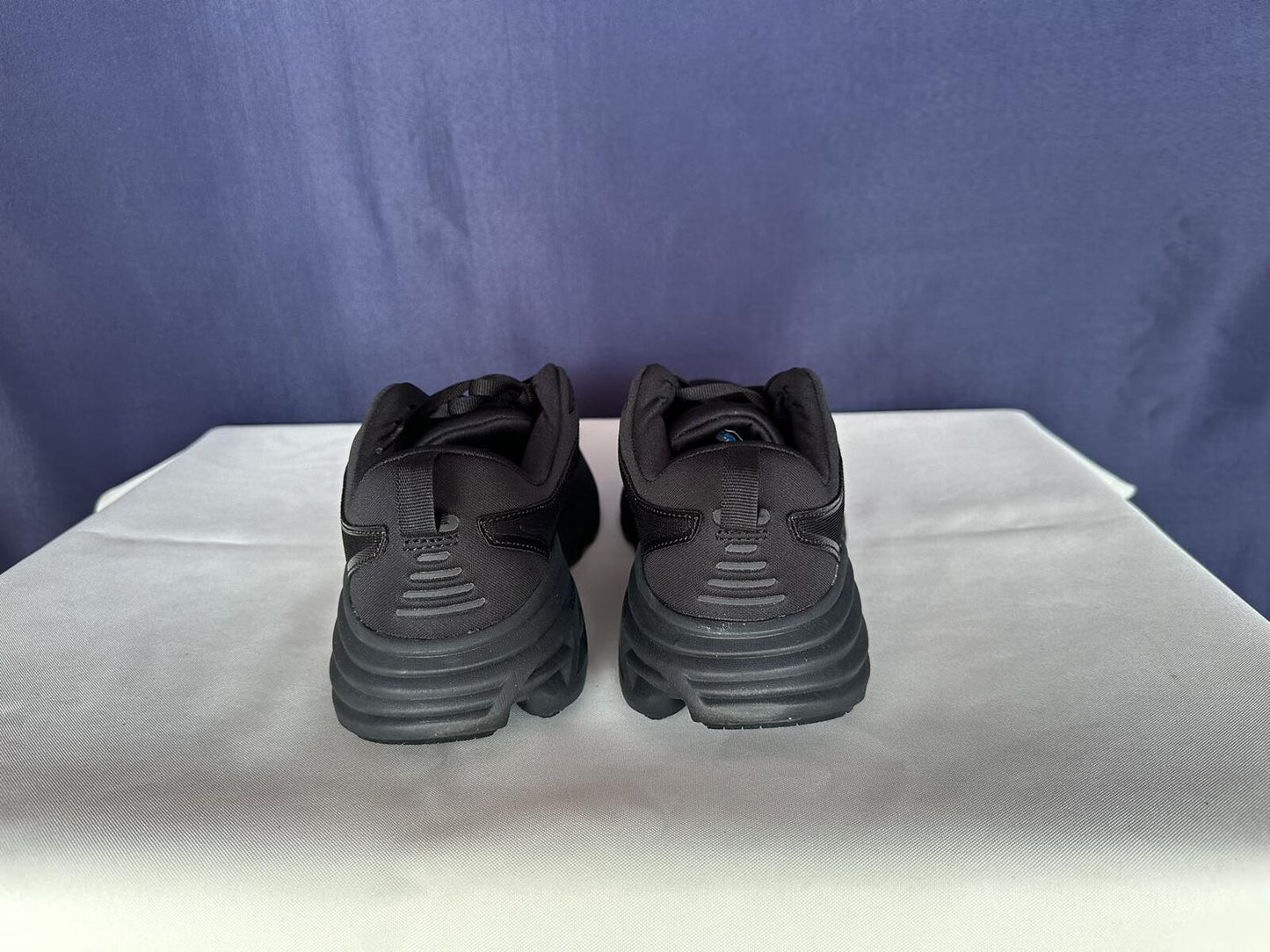 Size 10.5B - Hoka Women Bondi 8 Black Running Shoes Sneakers