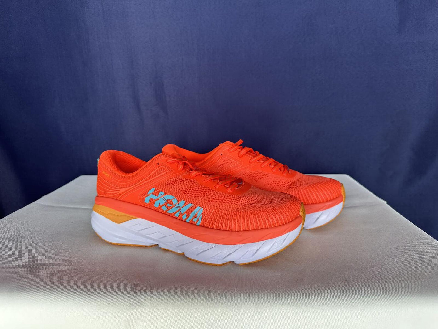 Size 9.5 - Hoka Women Bondi 7 Camellia/Coastal Shade Sneakers