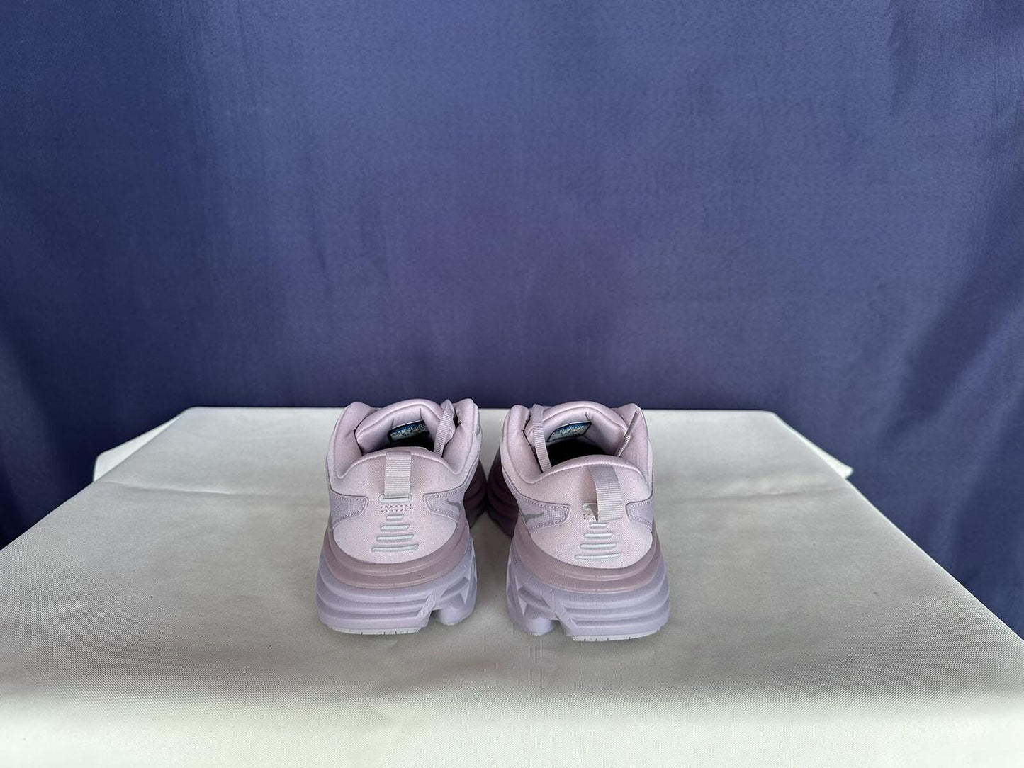 Size 6.5B - Hoka Women Bondi 8 Lilac Marble/Elderberry Sneakers