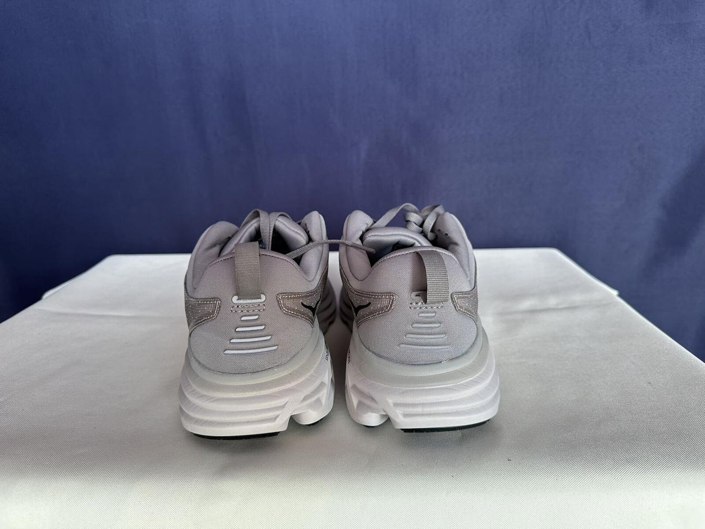 Size 10D - Hoka Men Bondi 8 Sharkskin Harbor Mist Sneakers