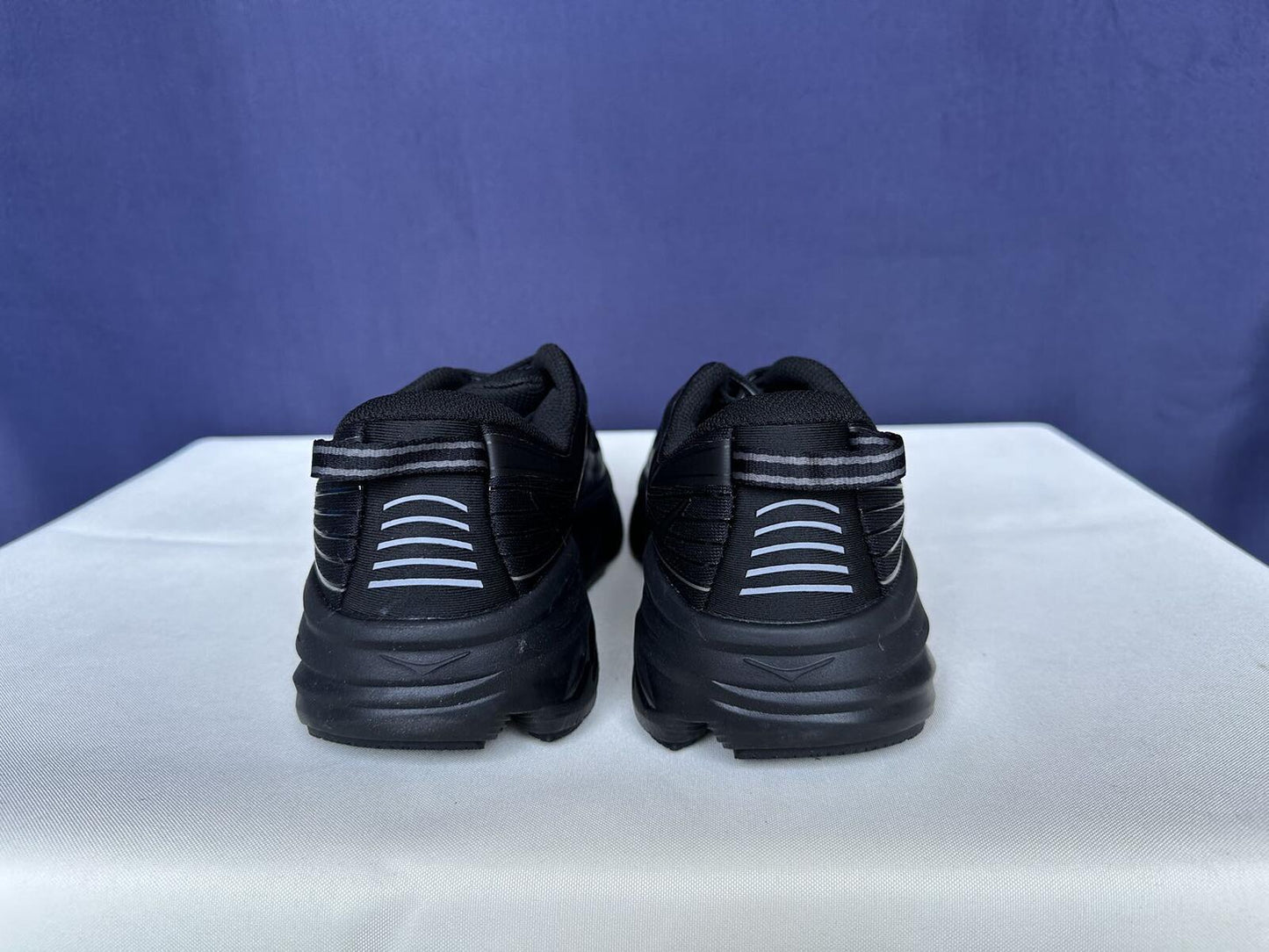 Size 9.5- Hoka Women Bondi 7 Black Black Running Shoes Sneakers