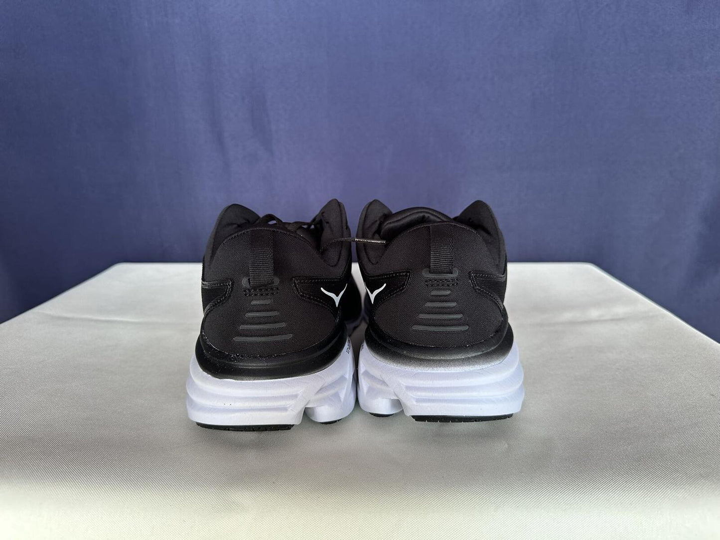 Size 11B - Hoka Women Bondi 8 Black/White Womens Sneakers Shoes