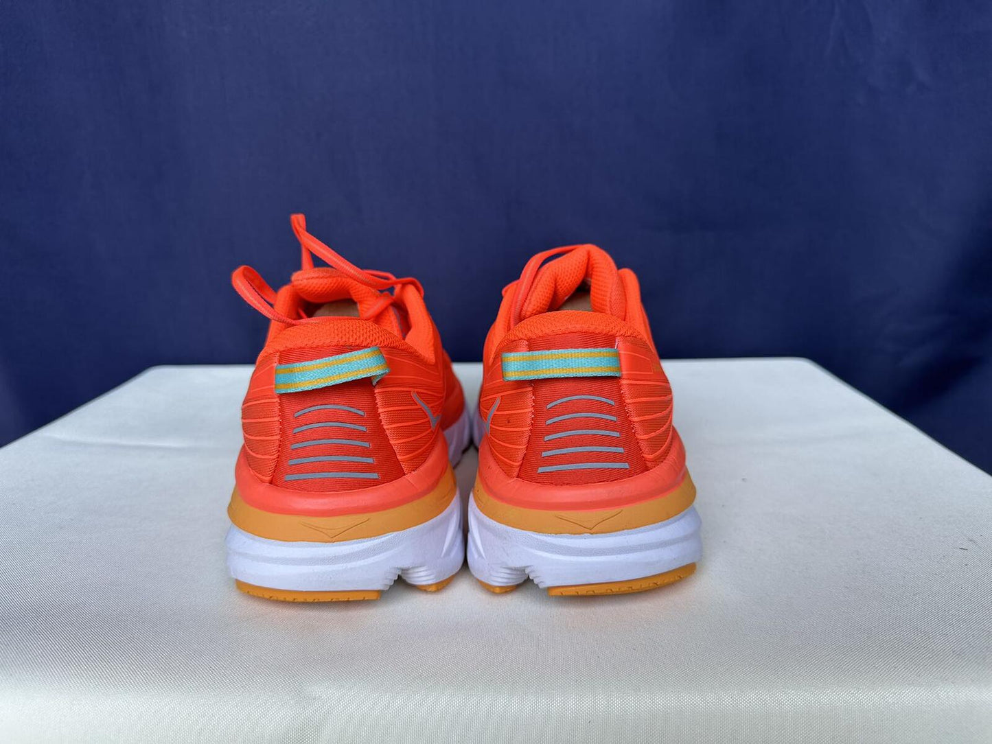 Size 10B- Hoka Women Bondi 7 Camellia/Coastal Shade Sneakers