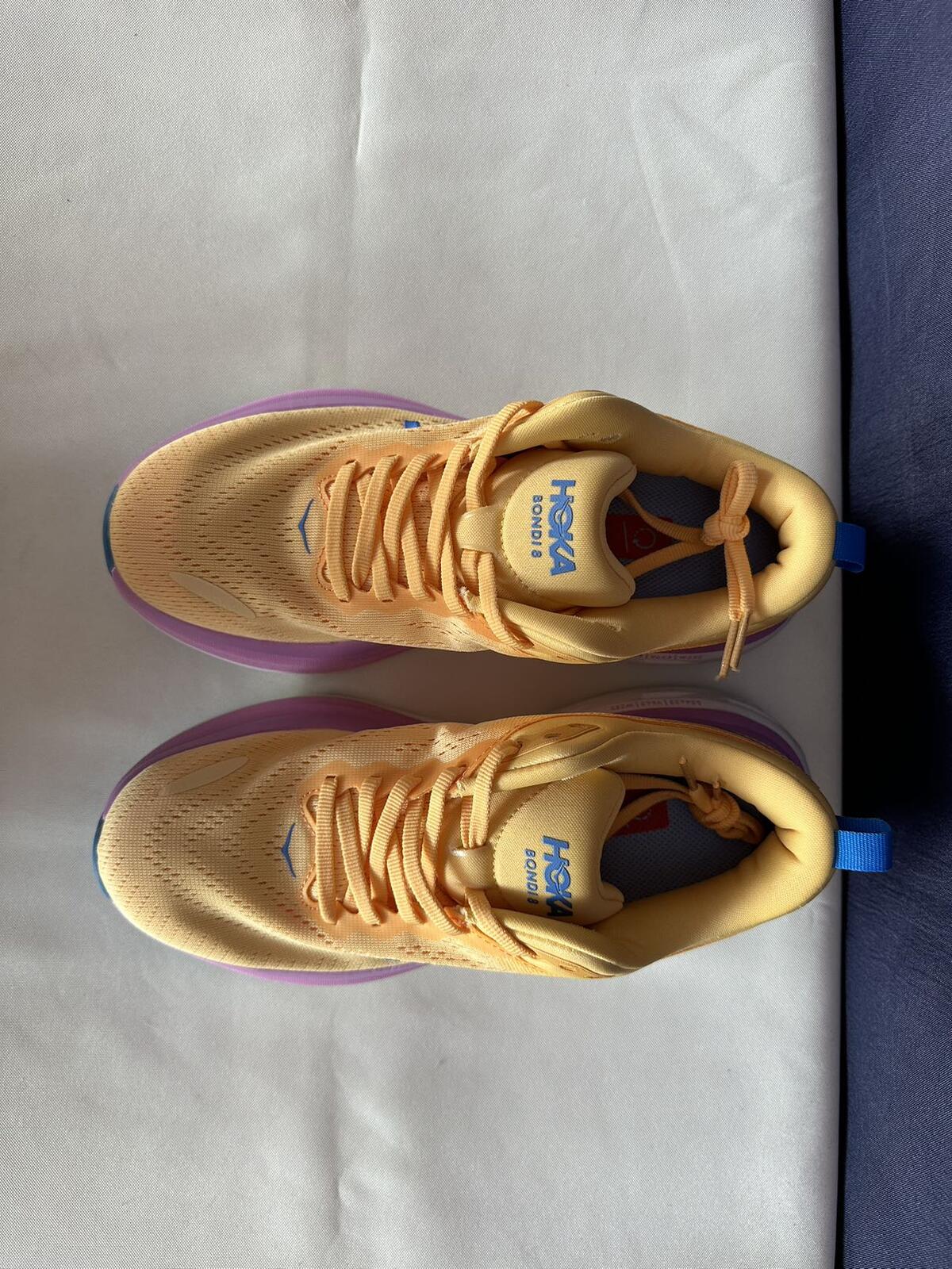 Size 6.5B - Hoka Women Bondi 8 Impala/Cyclamen Sneakers