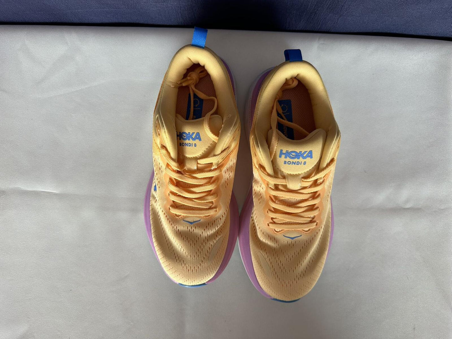Size 6.5B - Hoka Women Bondi 8 Impala/Cyclamen Sneakers