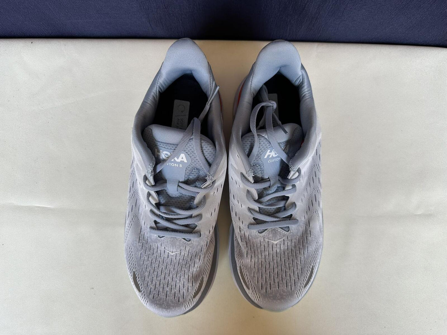 Size 8B - Hoka Women Clifton 8 Blue Fog/Plein Air Sneakers