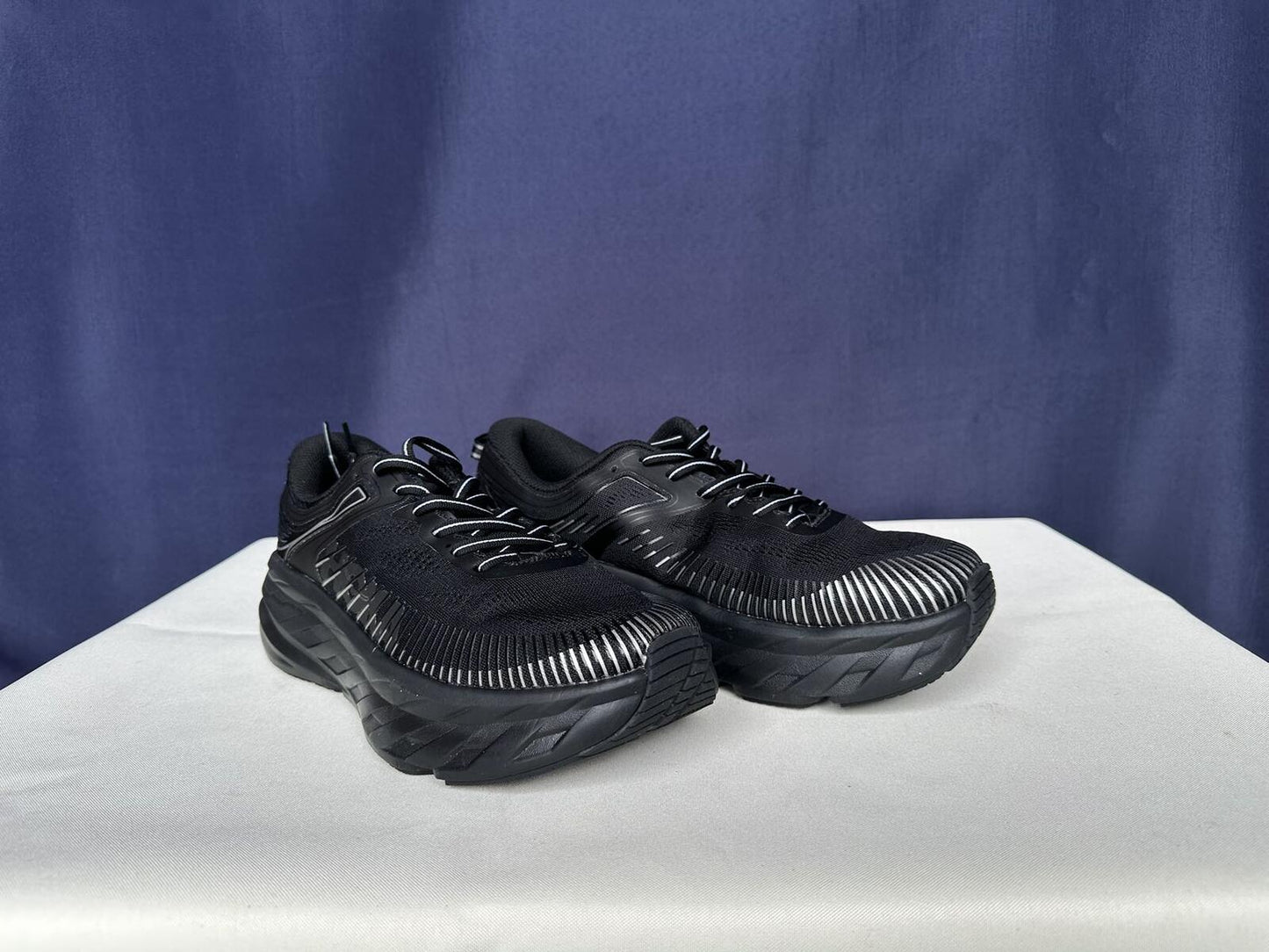 Size 10.5 - Hoka Women Bondi 7 Black Black Running Shoes Sneaker
