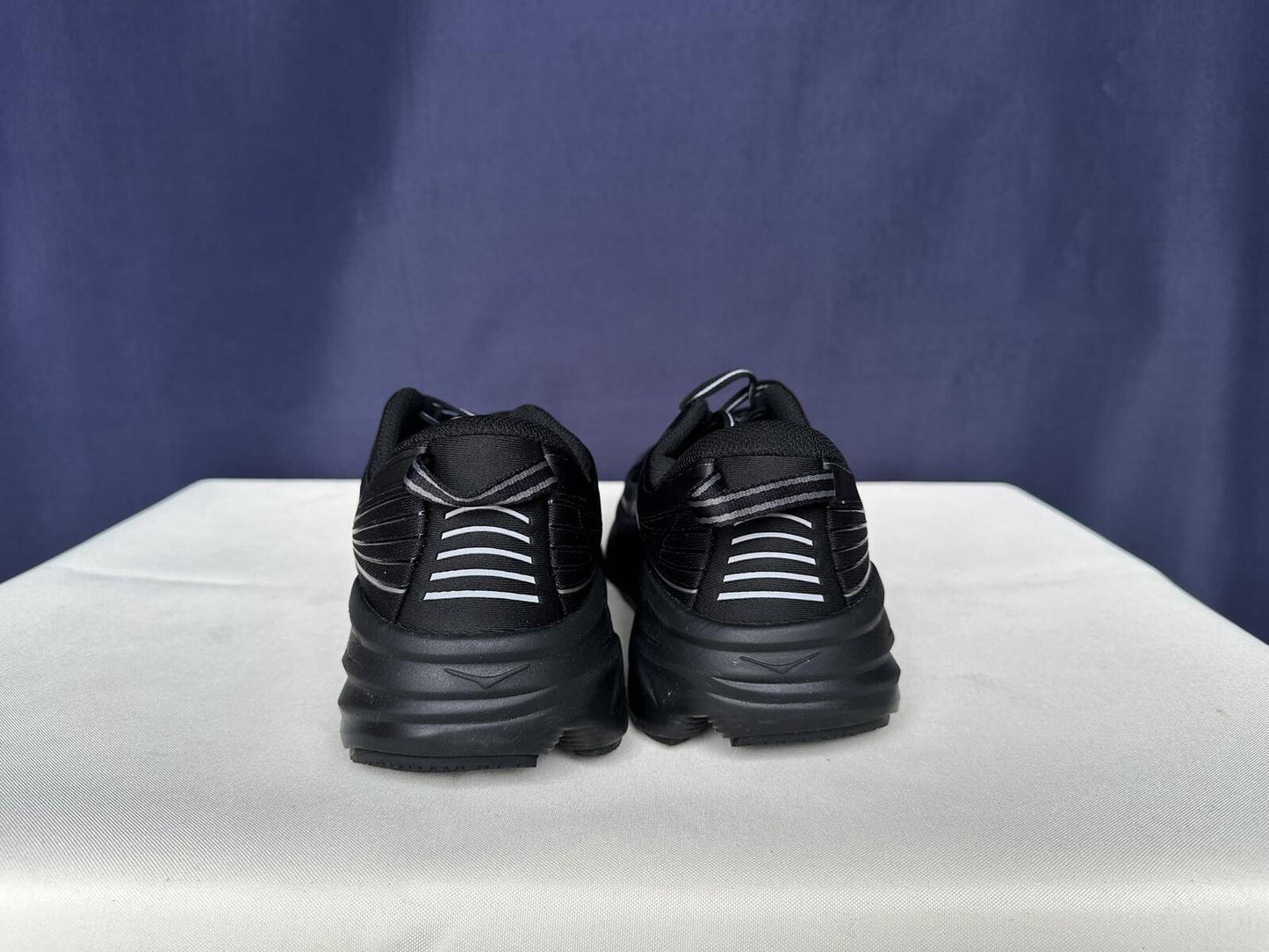 Size 10.5 - Hoka Women Bondi 7 Black Black Running Shoes Sneaker