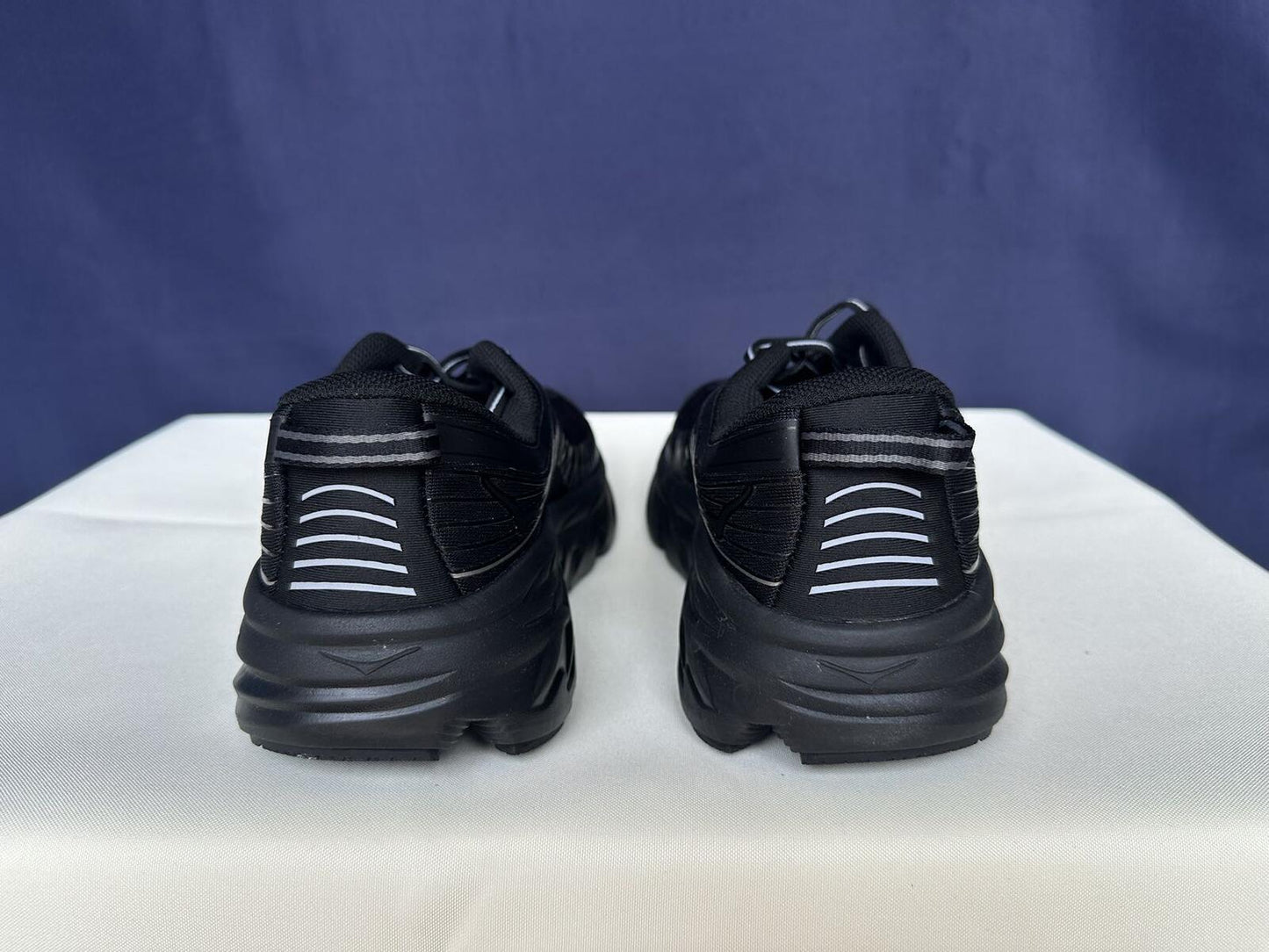 Size 11- Hoka Women Bondi 7 Black Black Running Shoes Sneakers