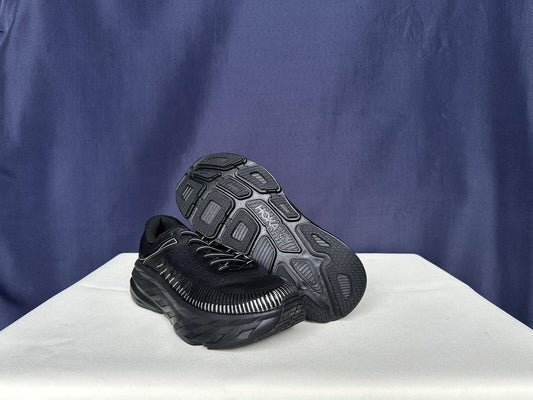Size 10 - Hoka Women Bondi 7 Black Black Running Shoes Sneakers