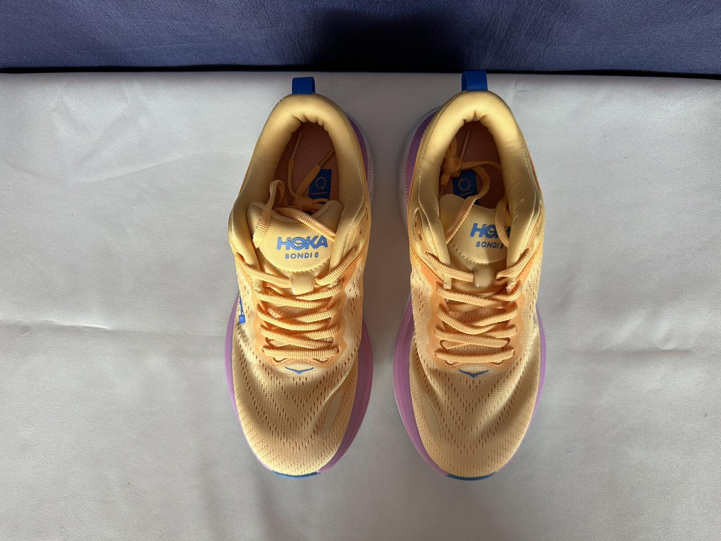Size 6.5B - Hoka Women Bondi 8 Impala/Cyclamen Sneakers
